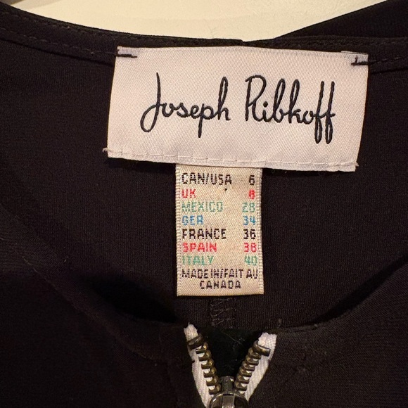 Joseph Ribkoff Black Cold Shoulder Jumpsuit, size 6 - Picture 7 of 10